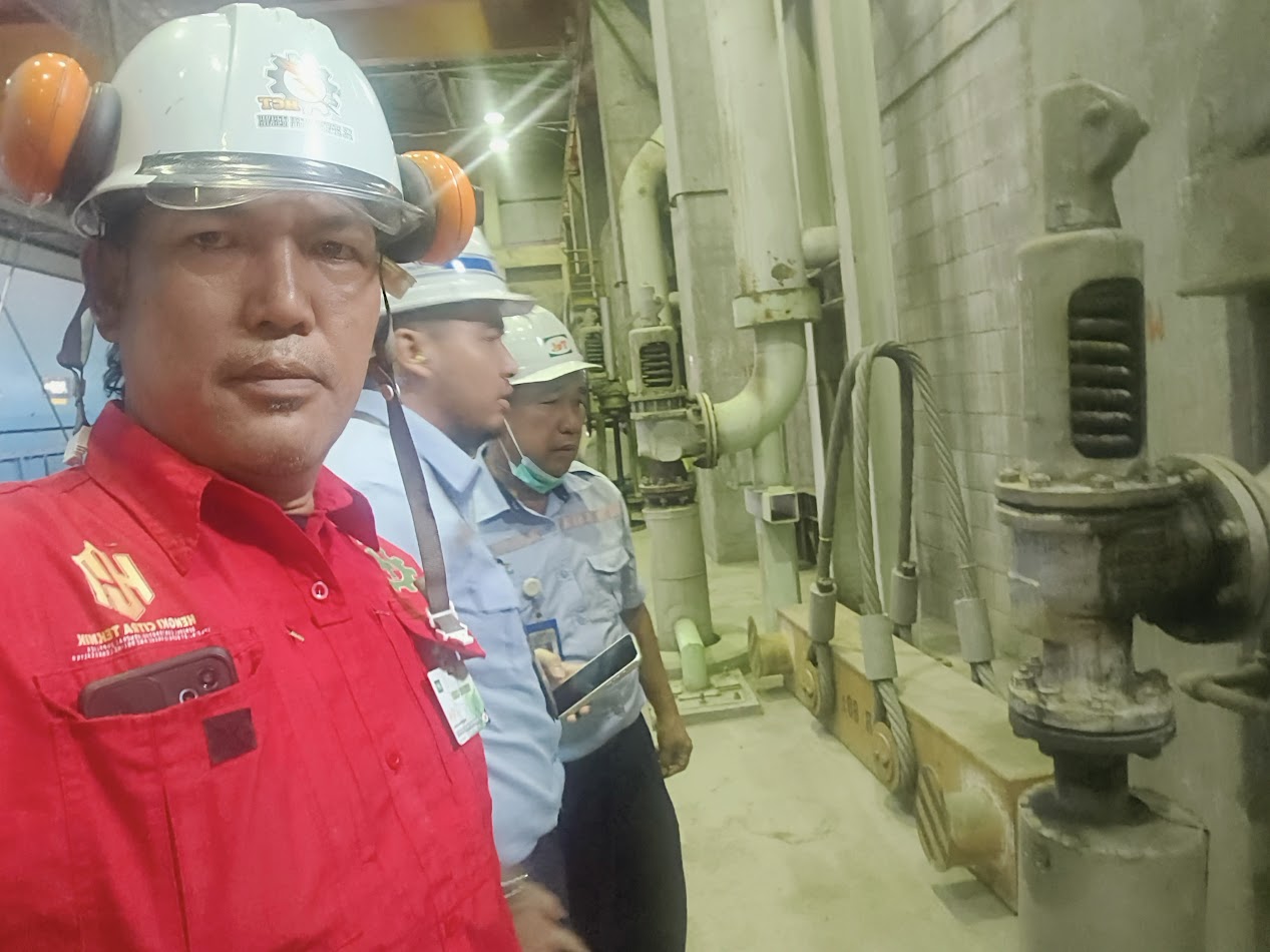 Inspeksi Safety Valve PT. Tanjung Enim Lestari